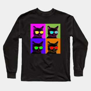 Warhol Cats Long Sleeve T-Shirt